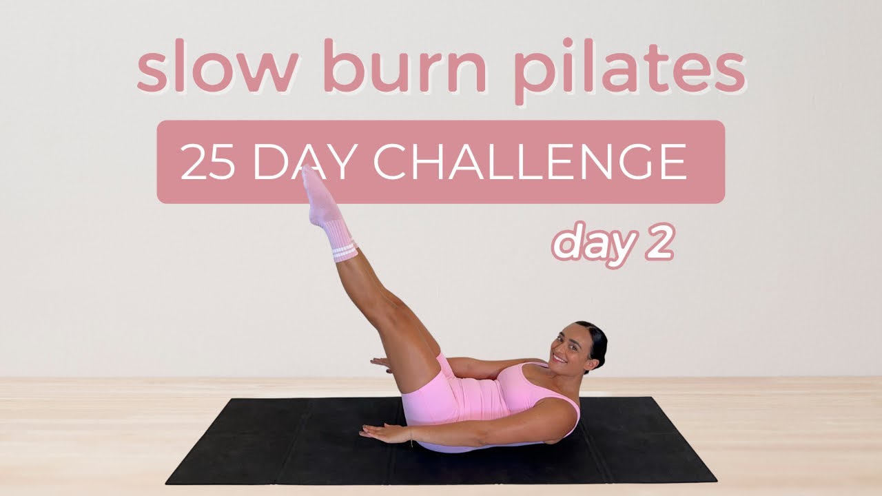 22 MIN Pilates | 25-Day Challenge | DAY 2 (Slow Flow, Beginner Friendly, No Equipment)