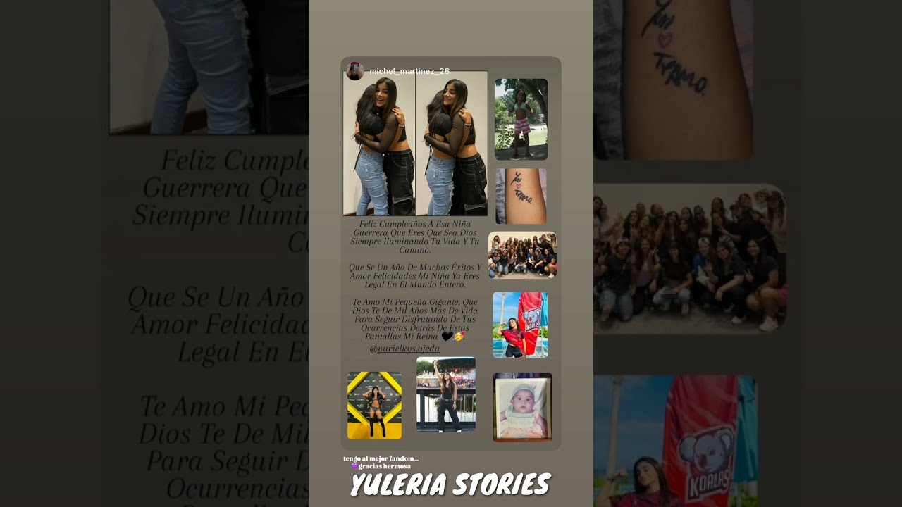 CUMPLEAÑOS DE YURI HISTORIAS DE INSTAGRAM 03/01