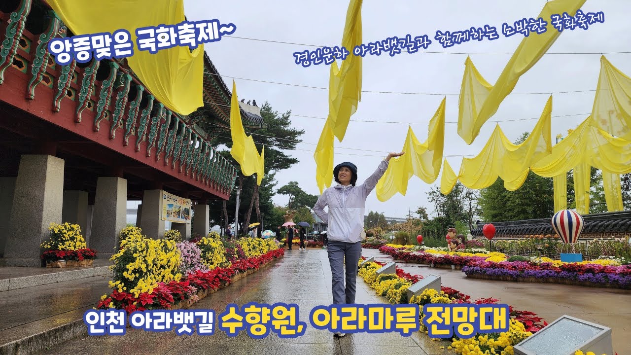 앙증맞은 국화축제, 인천 계양 수향원