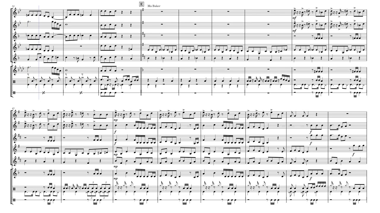 The Boney M. - Brass ensemble