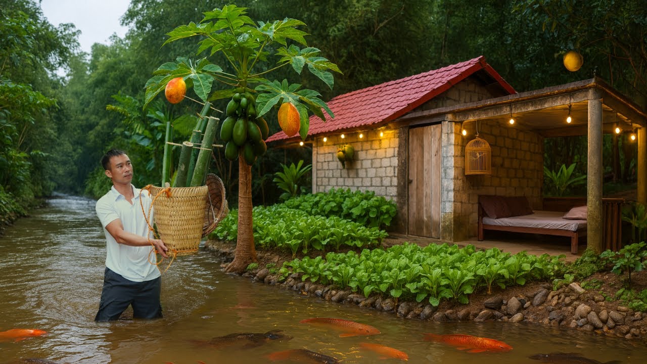 CEO leaves the city for the forest: Creates extremely effective eel traps - Surprising results!