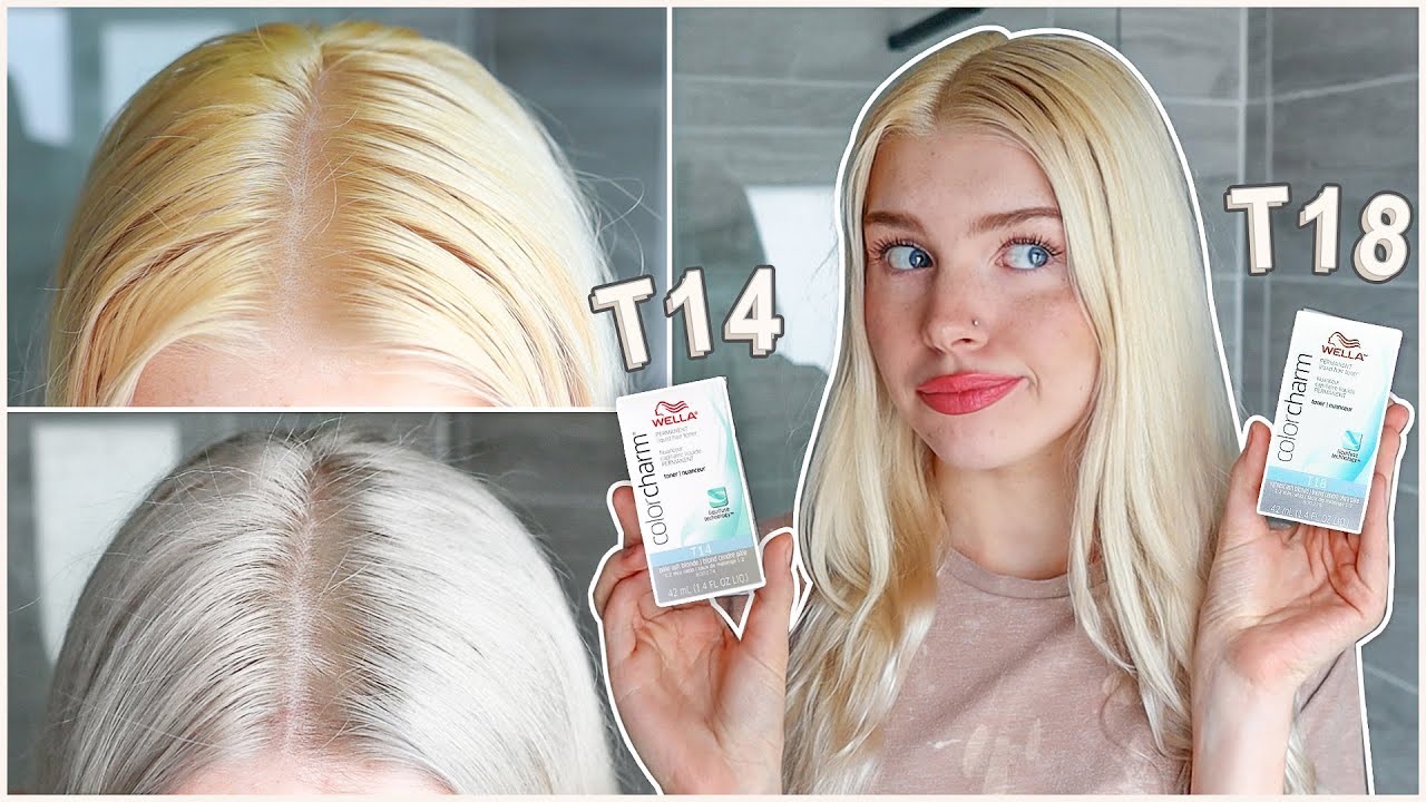 СМЕШИВАНИЕ ТОНИКОВ WELLA T18 И WELLA T14... посмотрим, что получится
