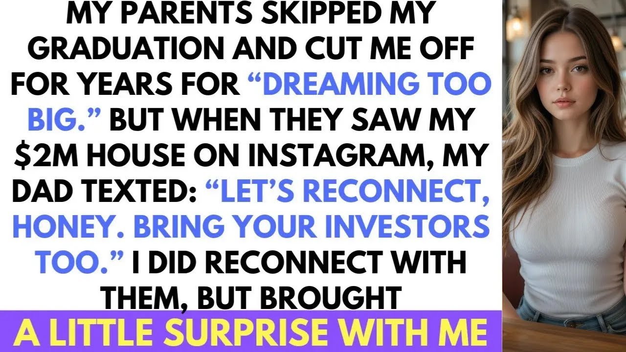 My Parents Ignored My Graduation And Cut Me Off For Dreaming Too Big, Until They Saw IG Post