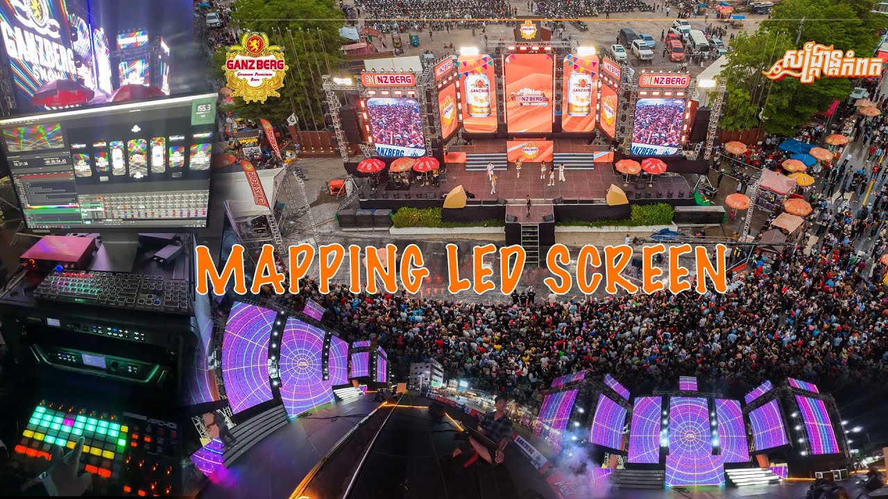 LED Screen Mapping Time-Lapse | Behind the Scenes Visual Setup