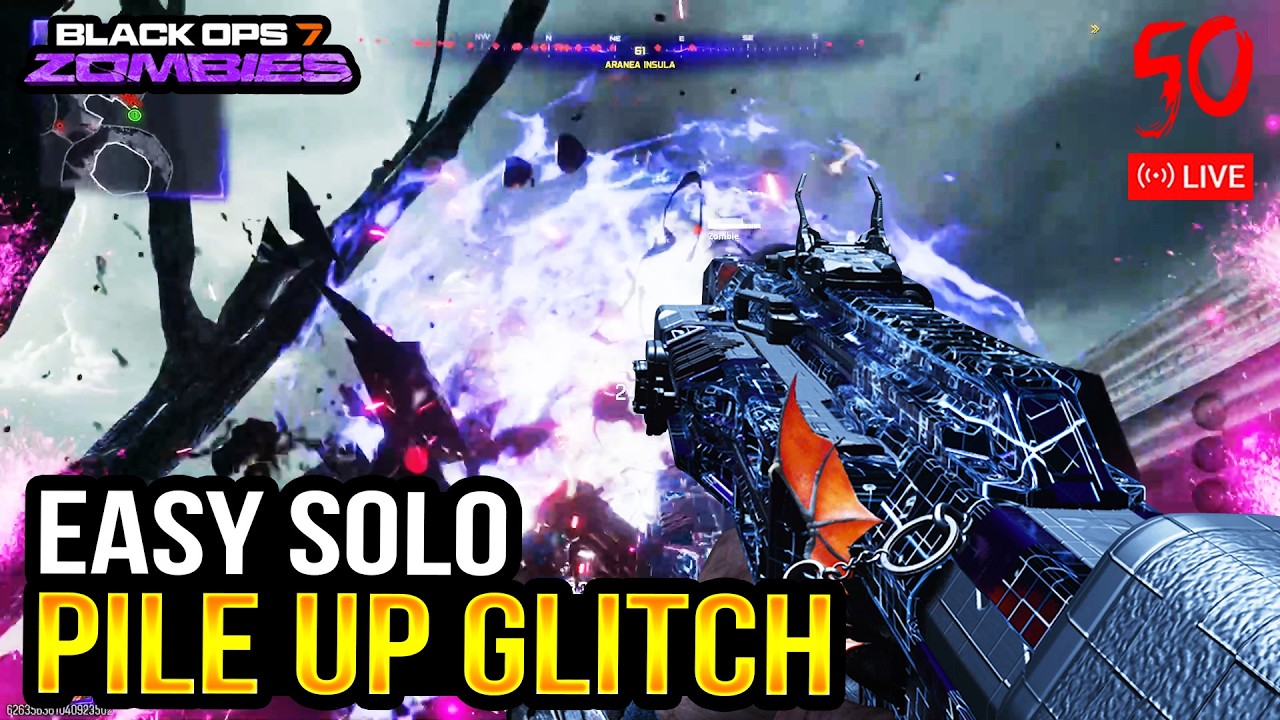 🔴 BO7 ZOMBIES LIVE! - New Rex Infernus Glitch! Solo Pile Up Glitch (Round 50 Attempt)