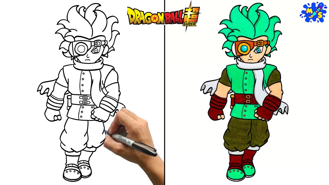 Granolah Drawing Full Body || How to Draw Granolah Full Body Easy || Dragon Ball Super