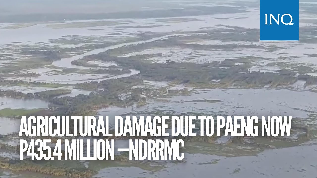 Agricultural damage due to Paeng now P435.4 million &mdash;NDRRMC