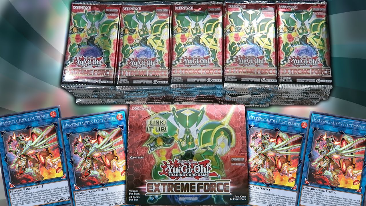 IMPOSSIBLE! YuGiOh x4 EXTREME FORCE 1st Edition BOOSTER BOX OPENING! x4 ELECTRUMITE PULLS? 96 Packs!