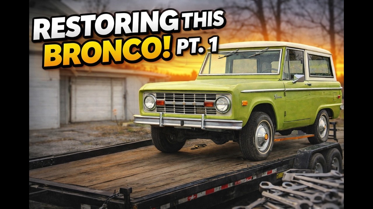 Restoring a 1975 Ford Bronco Part 1 - The Beginning