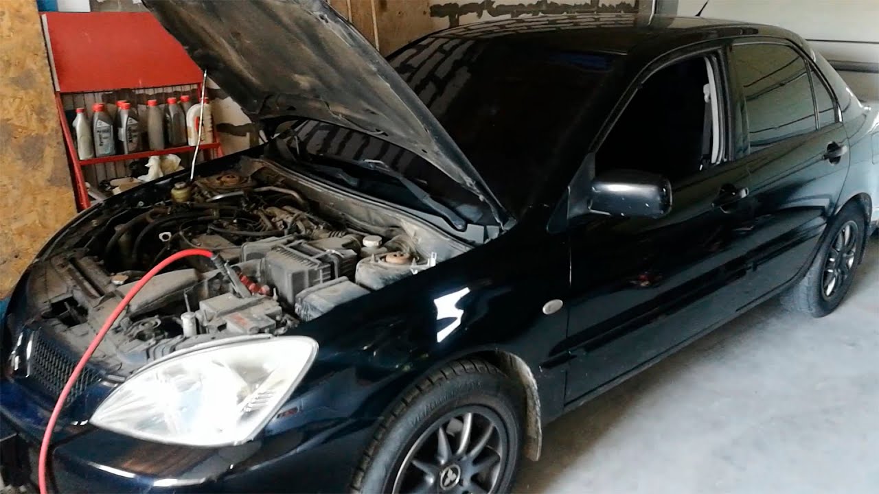 Приехал не своим ходом Mitsubishi Lancer 9 кузов CS3A.  Не заводится двигатель (4G18). Часть 1-я.