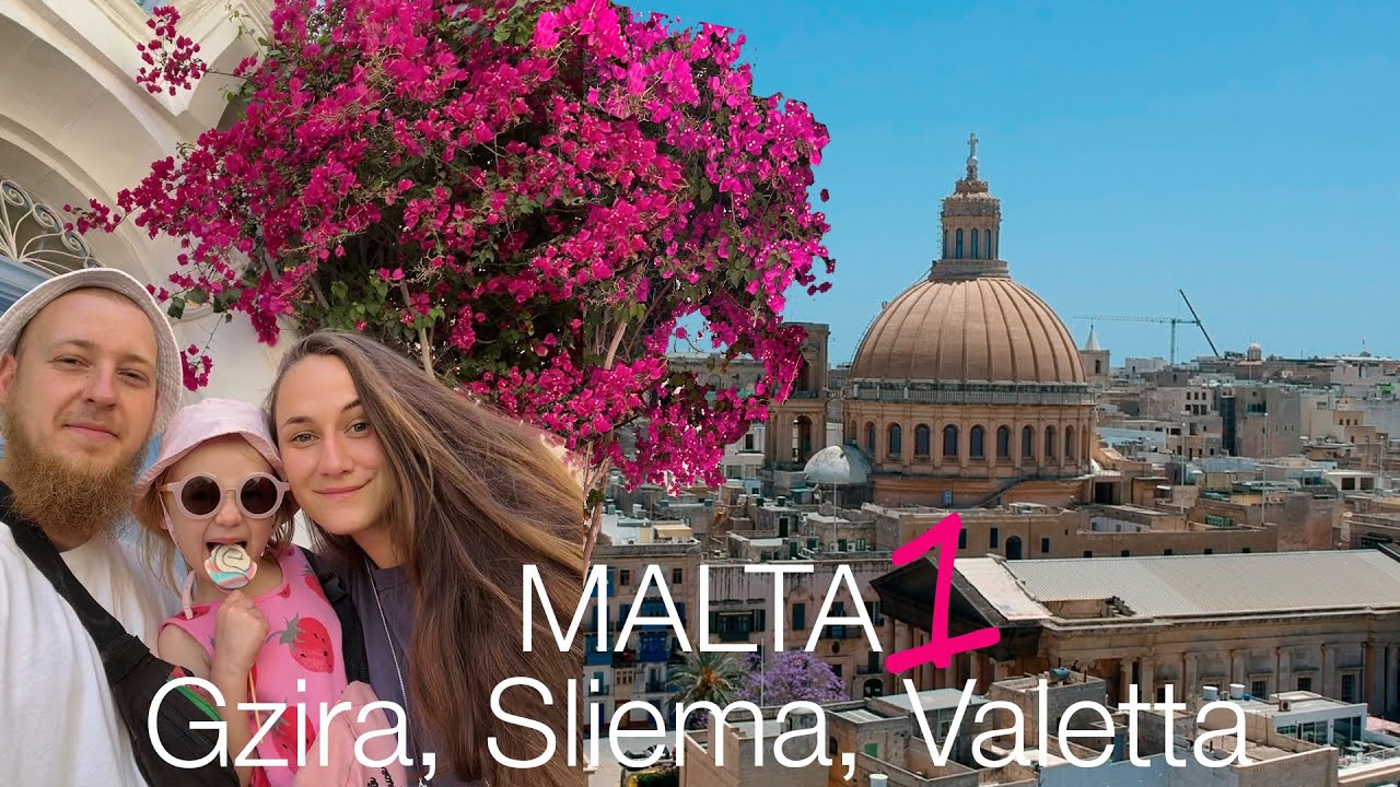 МАЛЬТА⎜Валетта, Гзира, Слима и городские пляжи | Malta, Valetta, Gzira, Sliema