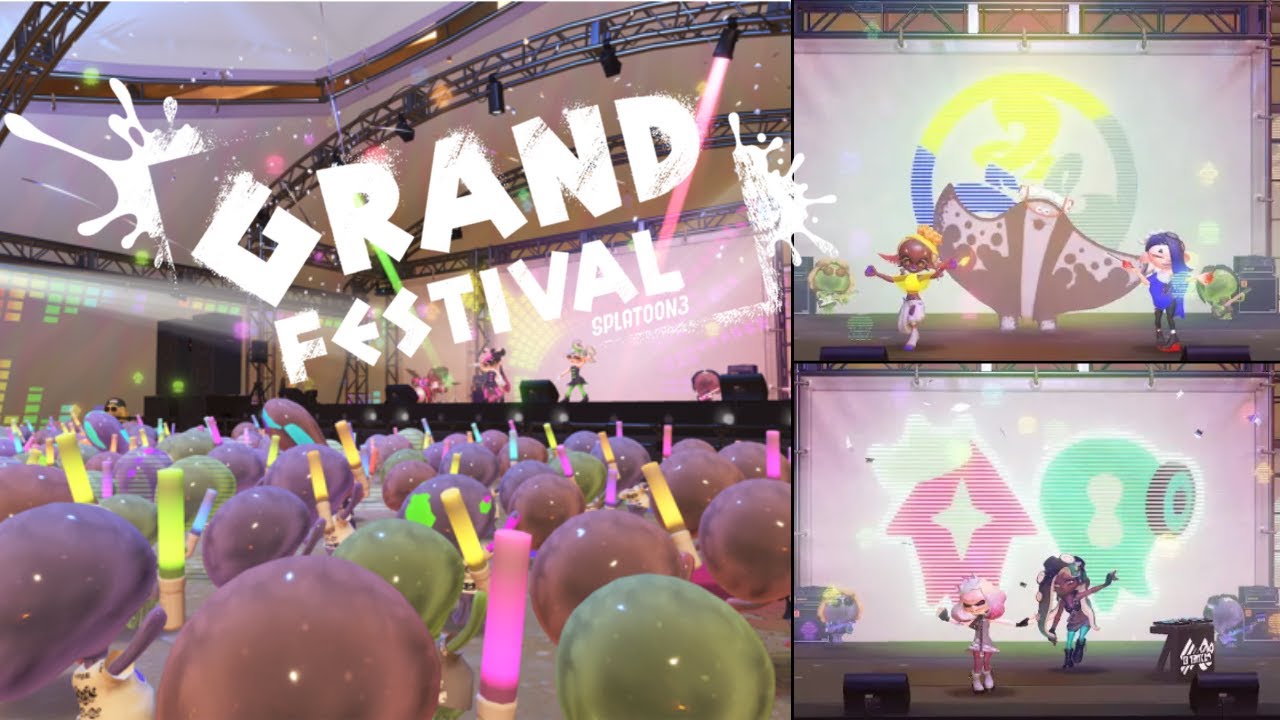 Grand Festival Splatoon 3 - All Performances (Seashell Stage)