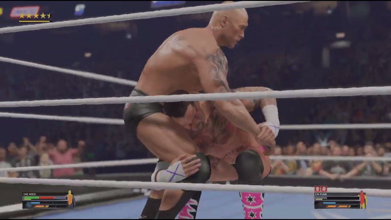 Full Match WWE CM Punk vs Rock