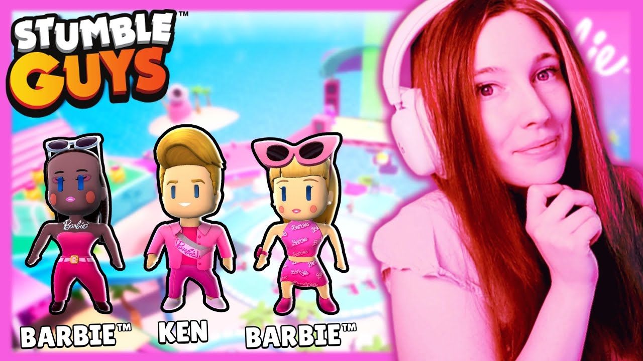 💕 I'm a BARBI  gööörl 🩰 rózsaszín, 🌷 KEN, 👑 TÚL SOK?! 🤢🎀 Stumble Guys #24