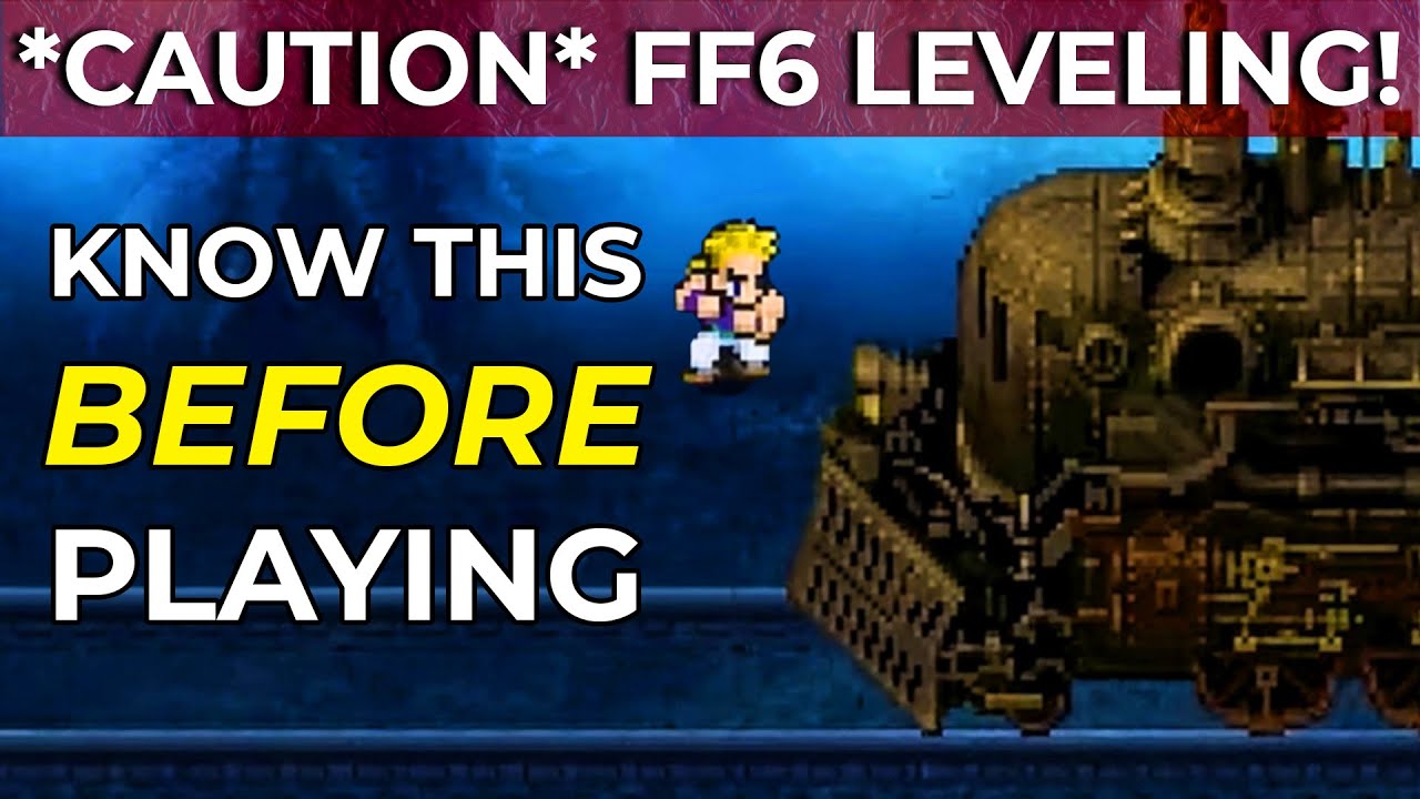 A Word about Leveling in FF6 Pixel Remaster! HOW TO GET STATS IN FINAL FANTASY 6!