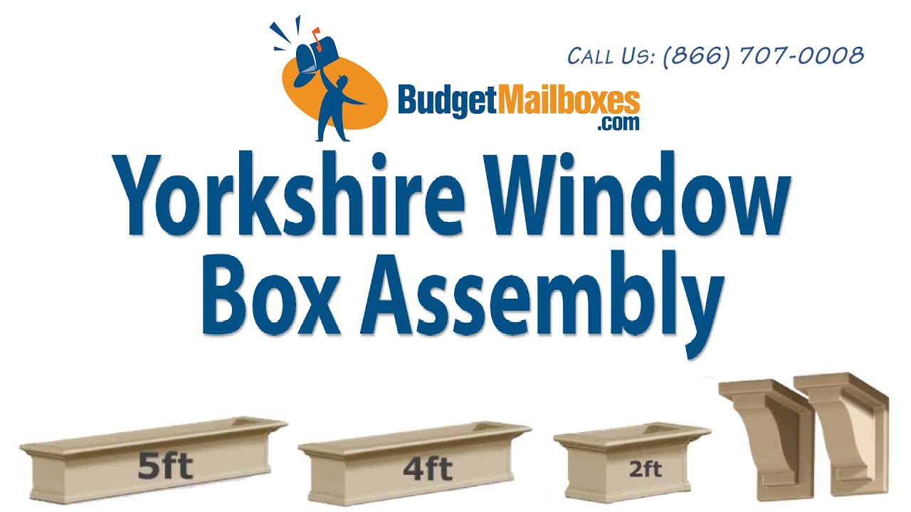 BudgetMailboxes.com | Mayne Post | Yorkshire Window Box Assembly