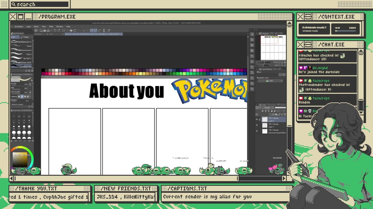 [03/05/26] Drawing Pokemon WITHOUT Aseprite! Can I do it? Let's find out...
