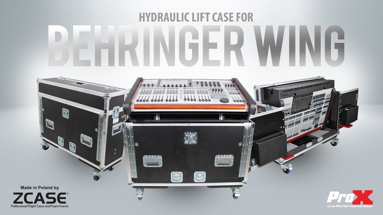ProX Flip-Ready Hydraulic Lift Case for Behringer Wing by Zcase