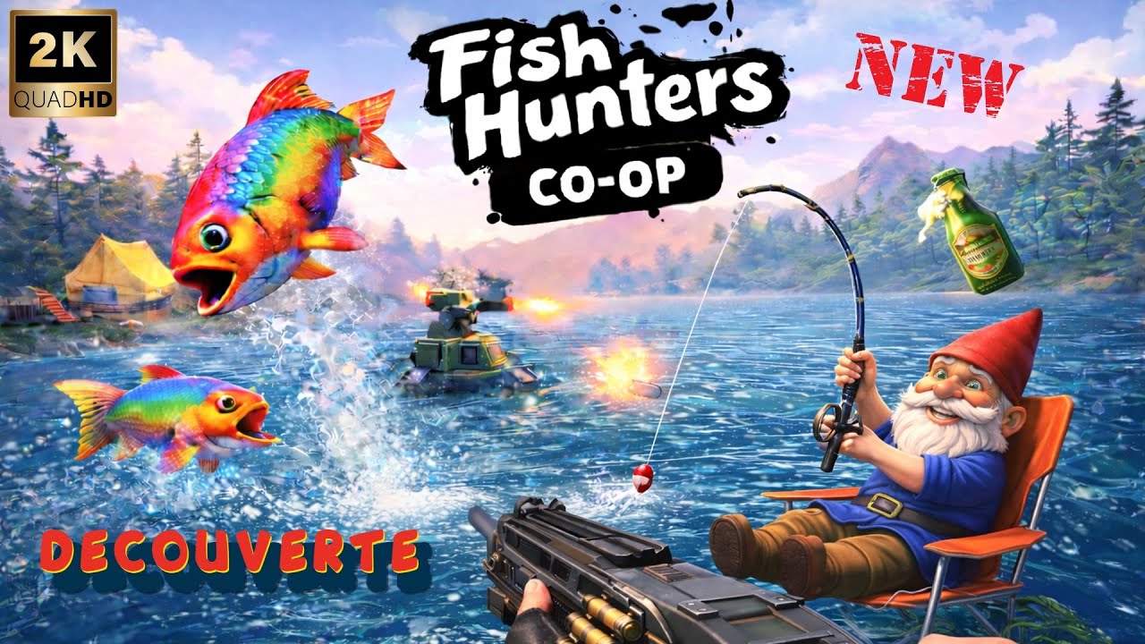 FISH HUNTERS: MOST LETHAL FISHING SIMULATOR - DECOUVERTE DU JEU DE PECHE WTF !! 2026