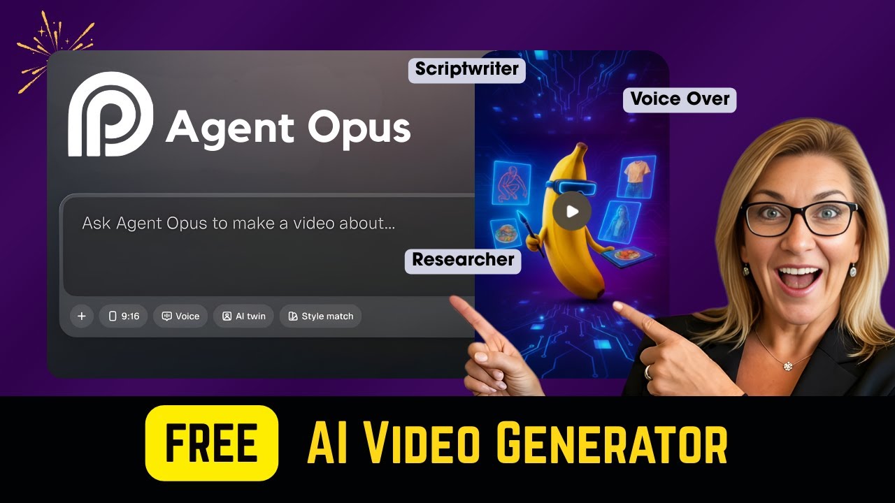 Новый генератор видео на основе ИИ, о котором никто не говорит!! (Agent Opus)