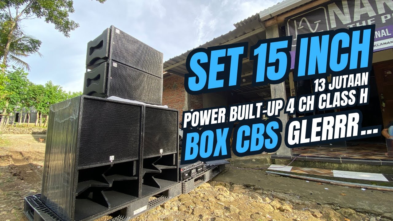 BOX CBS MEMANG TIDAK PERNAH BOHONG !!!, SET PAKET 15 INCH FULL JIC