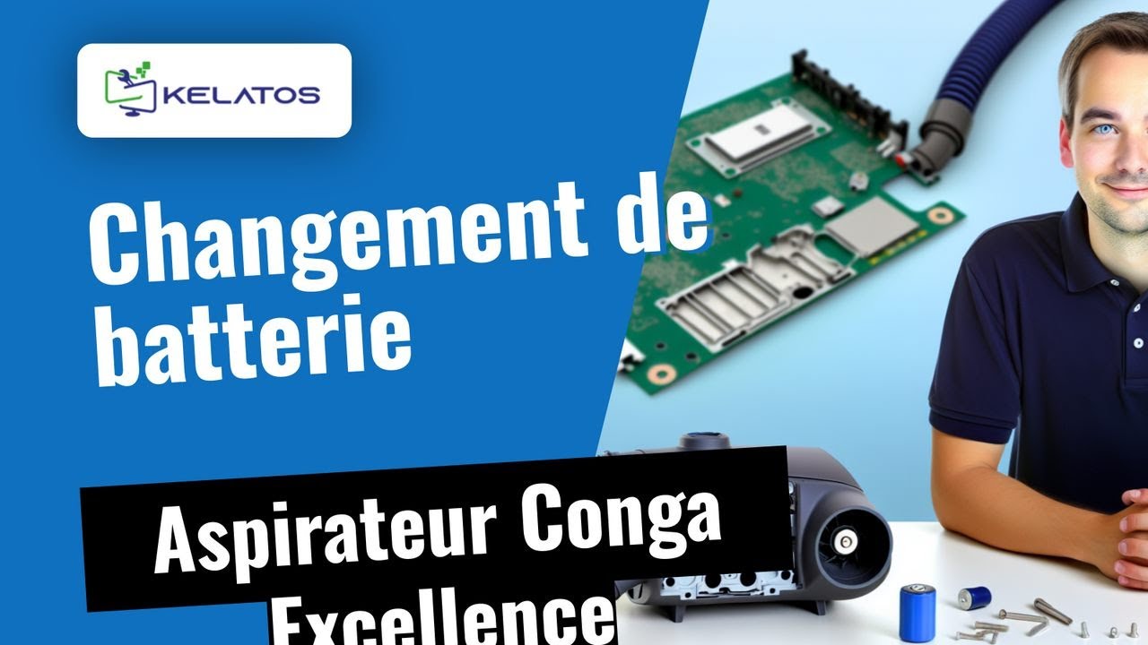 Votre Aspirateur Conga Excellence ne fonctionne plus ? 🔋 Changement de batterie