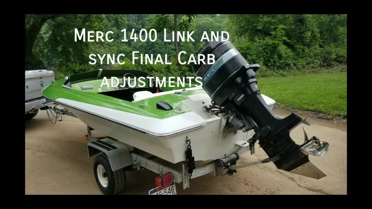 Mercury Outboard Link & Sync Final Carb Adjustments - How to Tune your Carbs