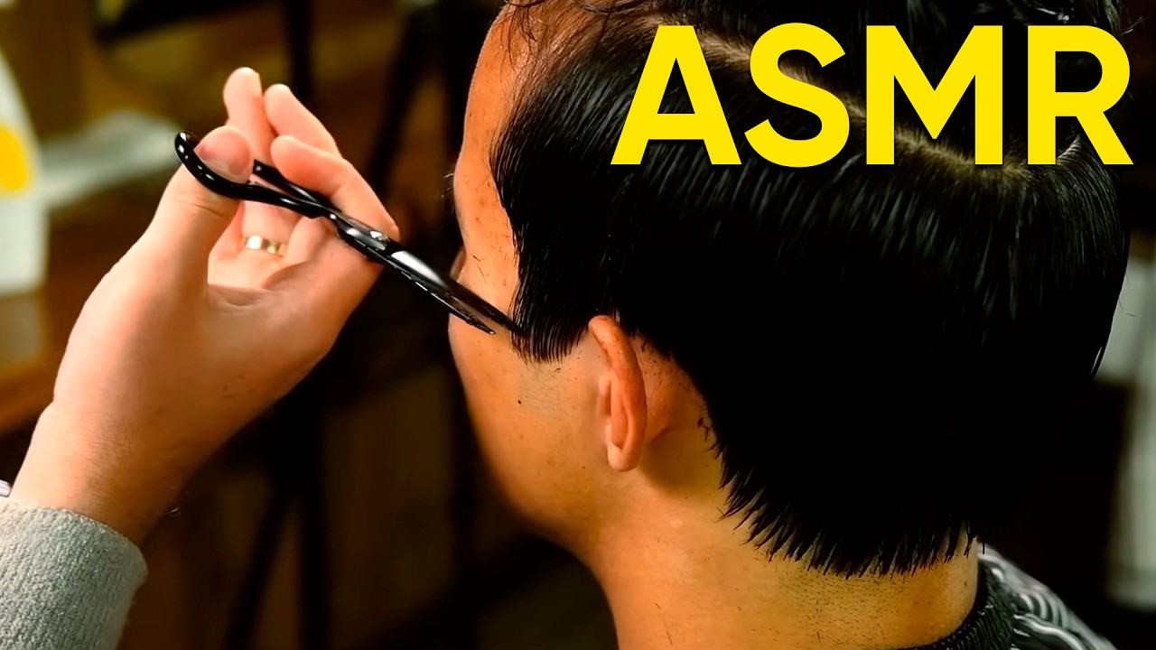 ASMR Haircut That Will Knock You Out Instantly💈ASMR BARBER | Pure Scissor Sounds Only 2025