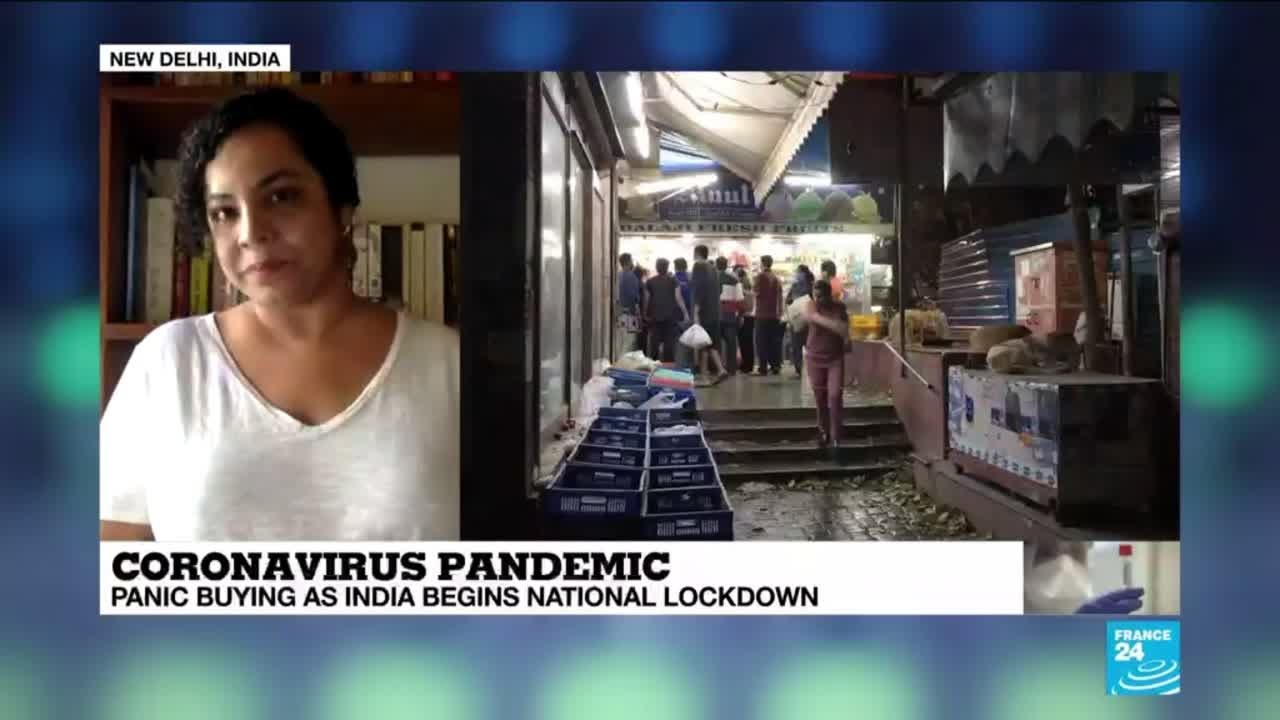 Coronavirus - Covid-19: panic buying as India begins national lockdown