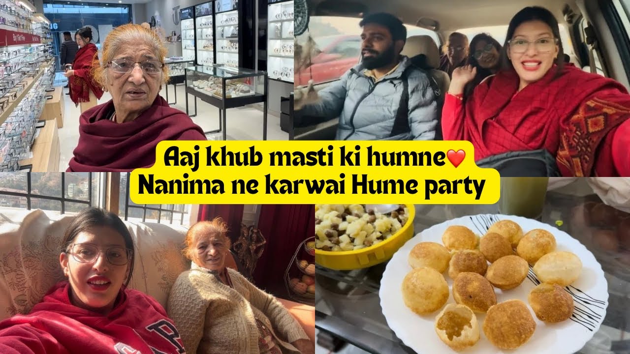 Aaj khub masti ki humne ❤️Nanima ne karwai full on party 🥰Family time | Rohan Preeti Vlogs ✨ 