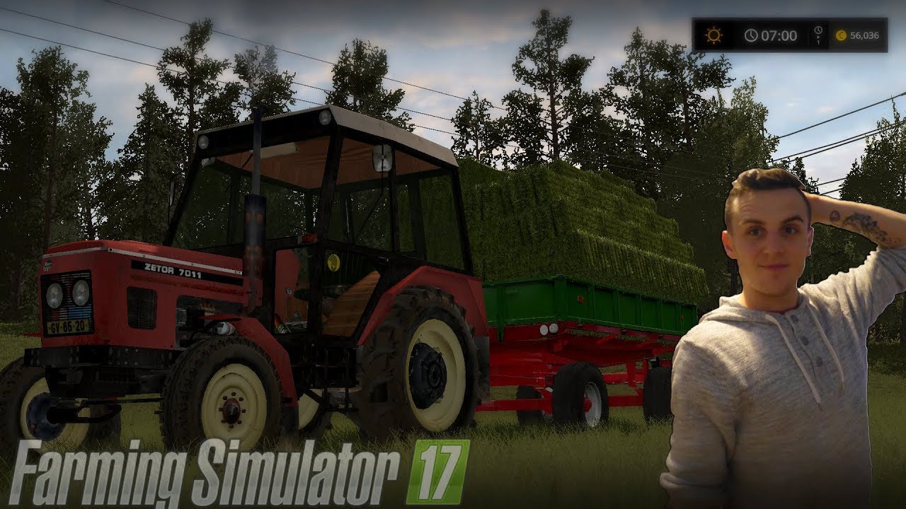 ✔ Farming Simulator 17! #7 ✔ Kaskadersky Channel ! - Prasowanie i zbieranie!