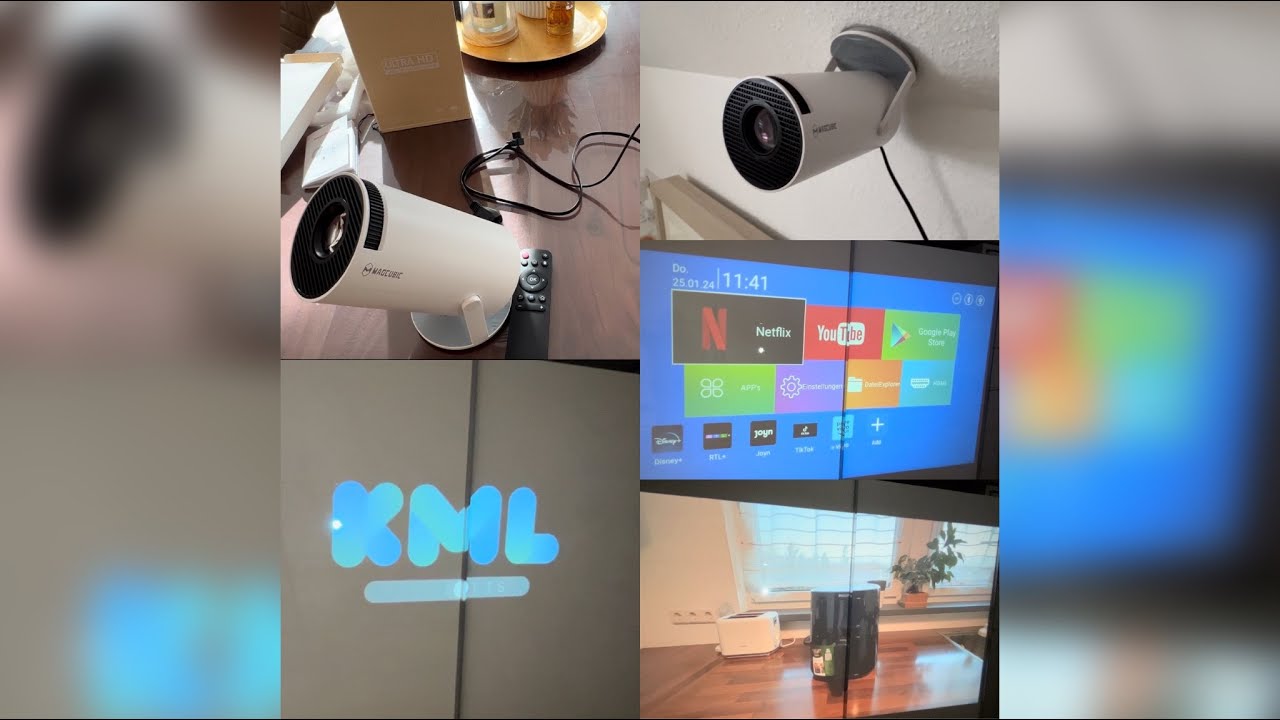 Magcubic HY300 Mini LED Beamer mit Android- !!Achtung liest die Beschreibung!! Wichtig!!