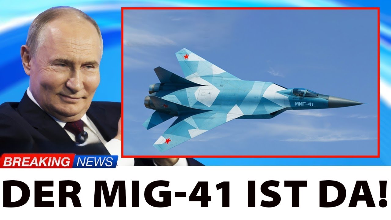 Russlands neues Überschall-Kampfflugzeug MiG-41 wird die militärische Luftfahrt erschüttern!
