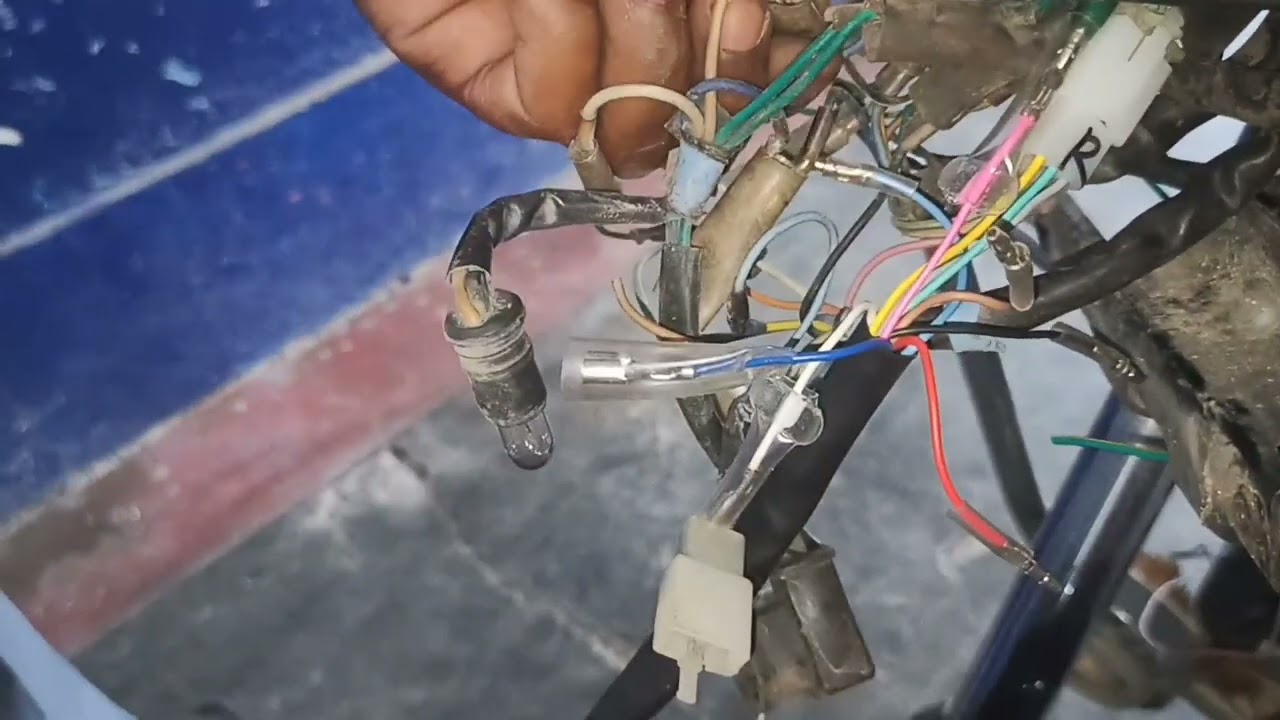 Passion Plus old headlight switch change new switch alteration Splendor+ switch