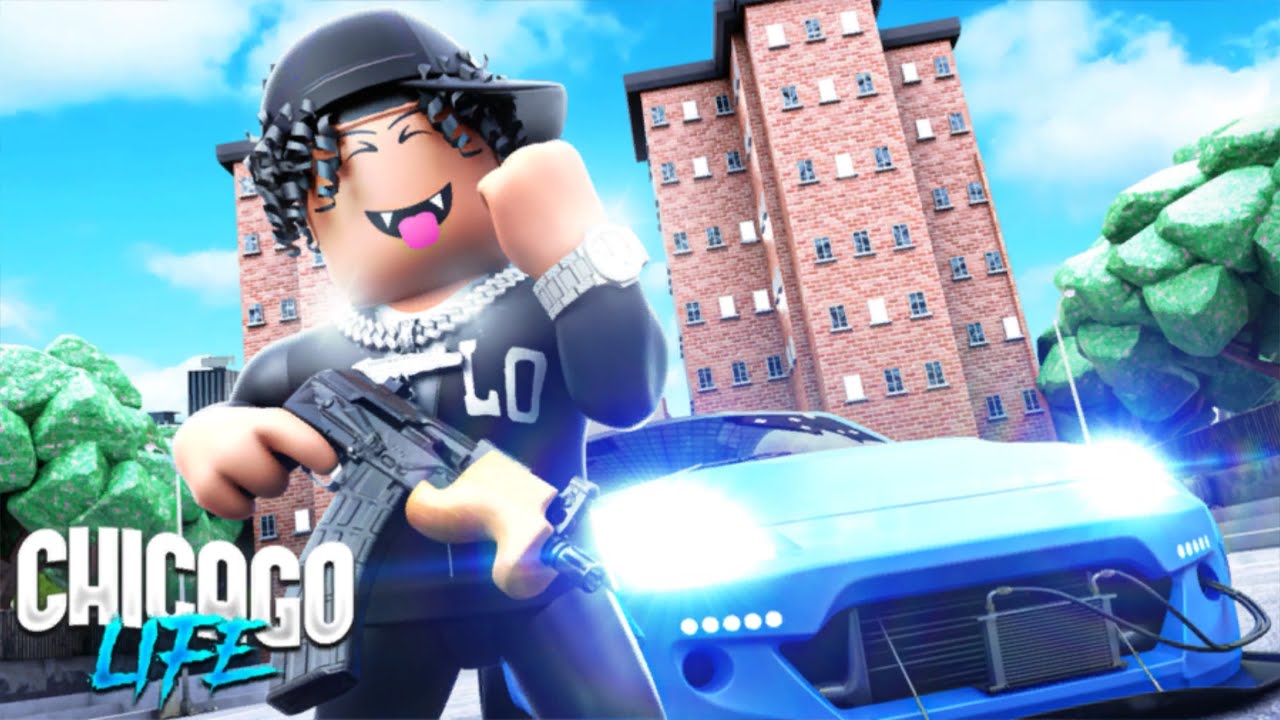 Playing Chicago life in Roblox 