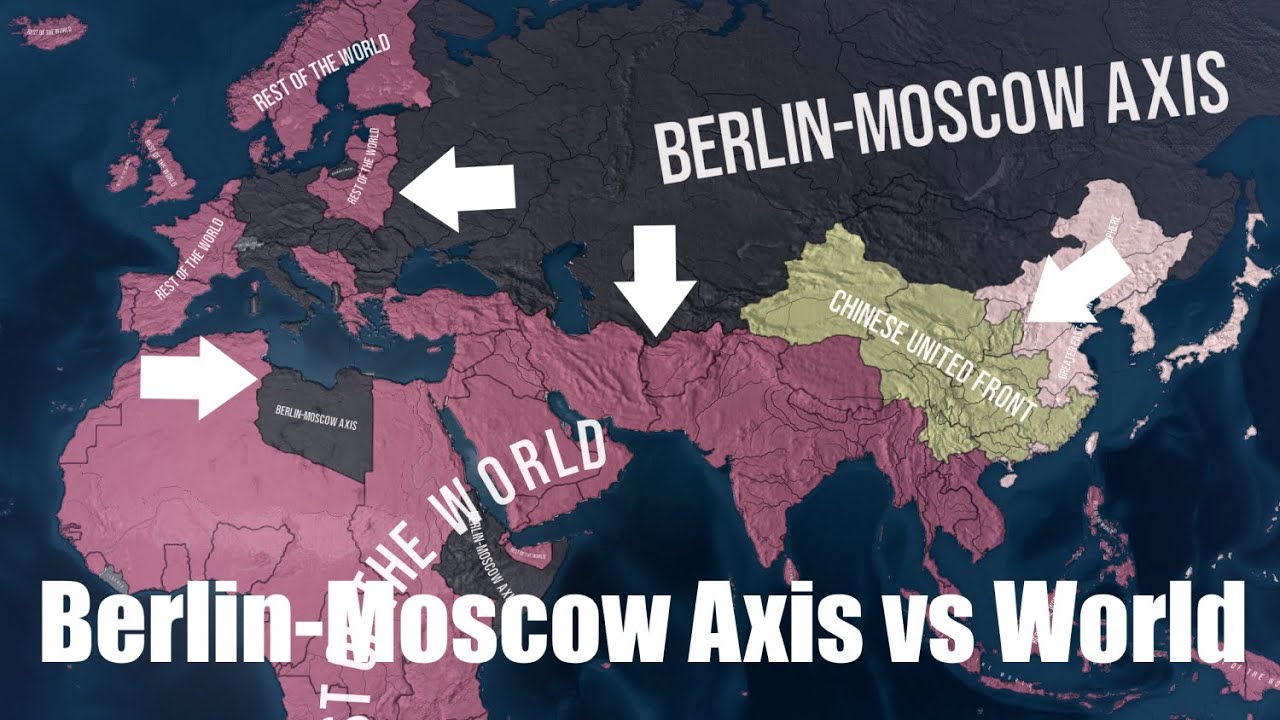 Berlin-Moscow Axis vs World - Hoi4 timelapse