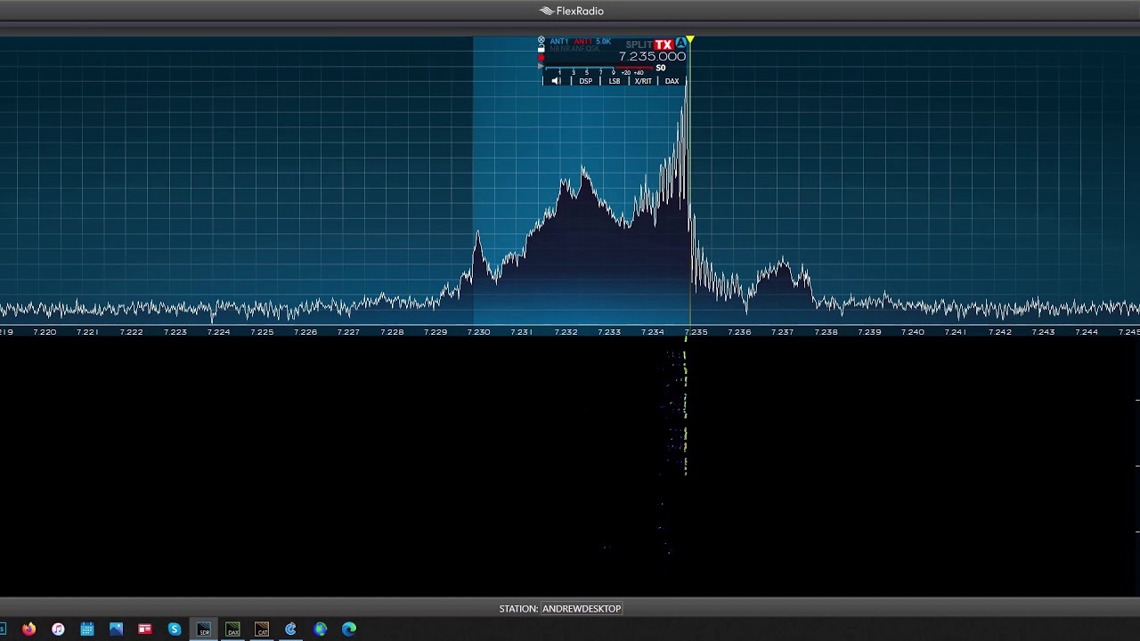 KD5FHW Flex 6600 Virtual Rack Gear Audio Demo