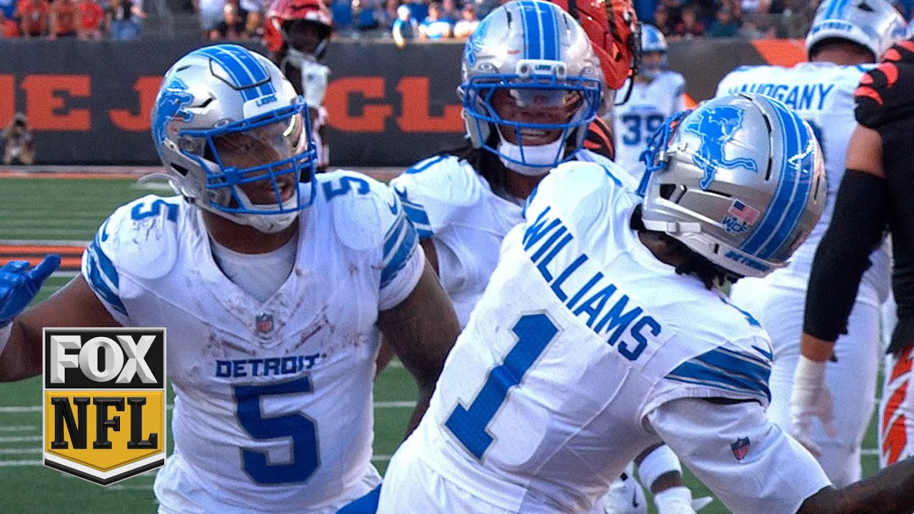 RB David Montgomery throws a TD to Brock Wright to extend Lions' lead over Bengals