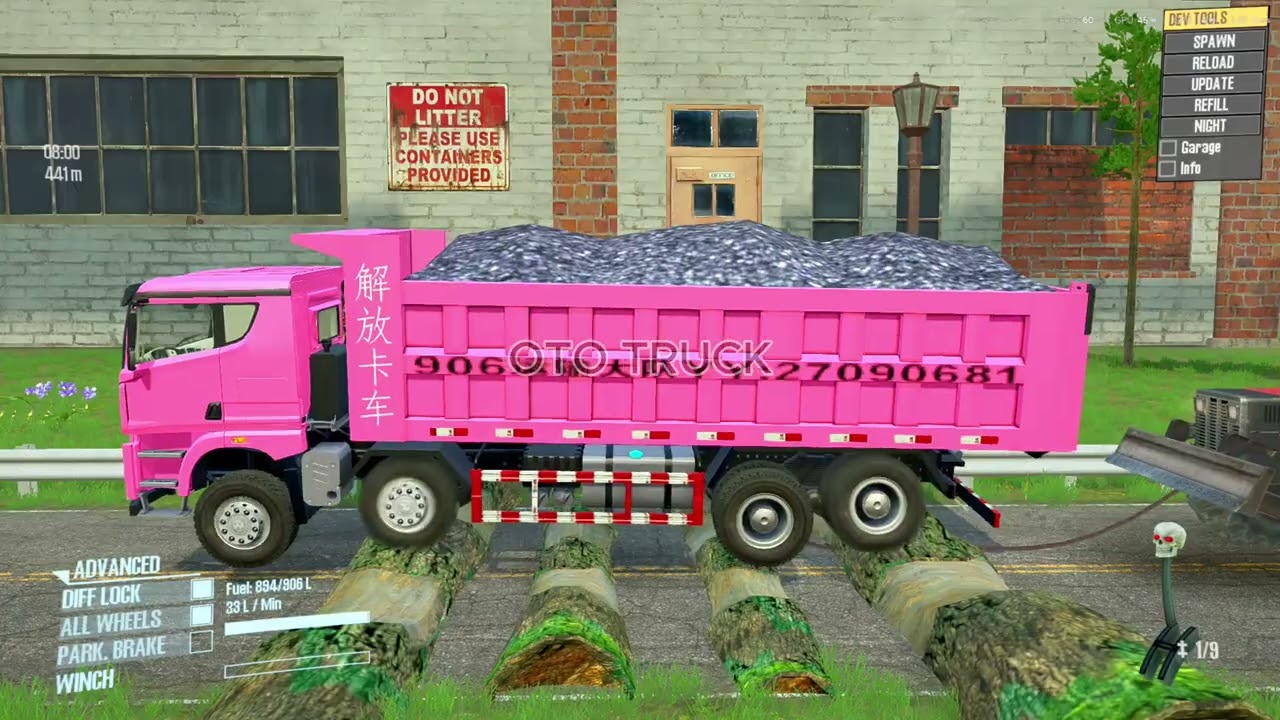 SPINTIRES MUDRUNNER : Truck Vs Extreme Highway Obstacles | Driver Skills Game Daily 13
