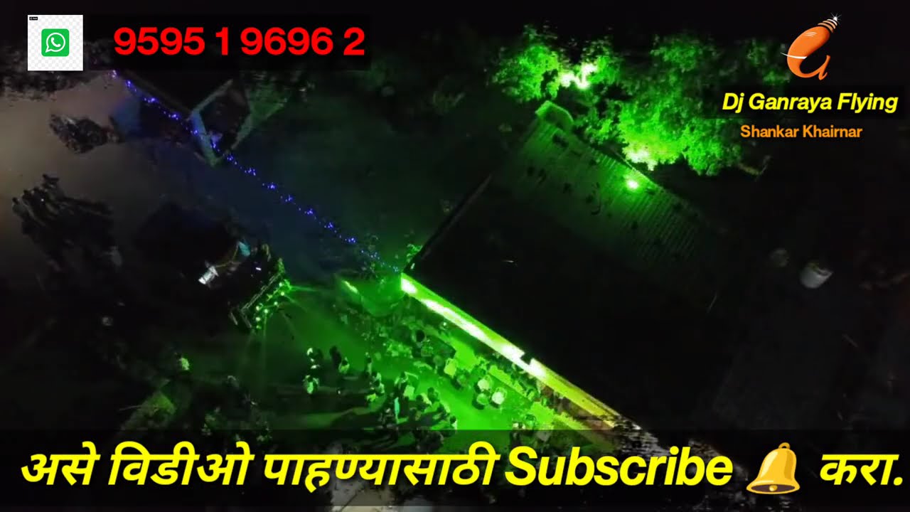 Dron Camera Video Shoot New Hydraulic Setup #dj_ganraya_flight_dhule  # Khandeshi Dj king 👑