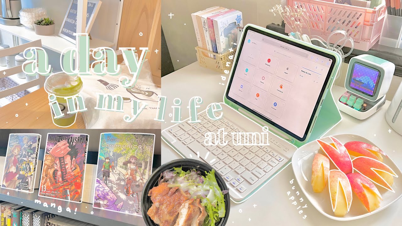 ☁️ uni vlog // a day in my life + studying, manga shopping, mail ft. Idenati