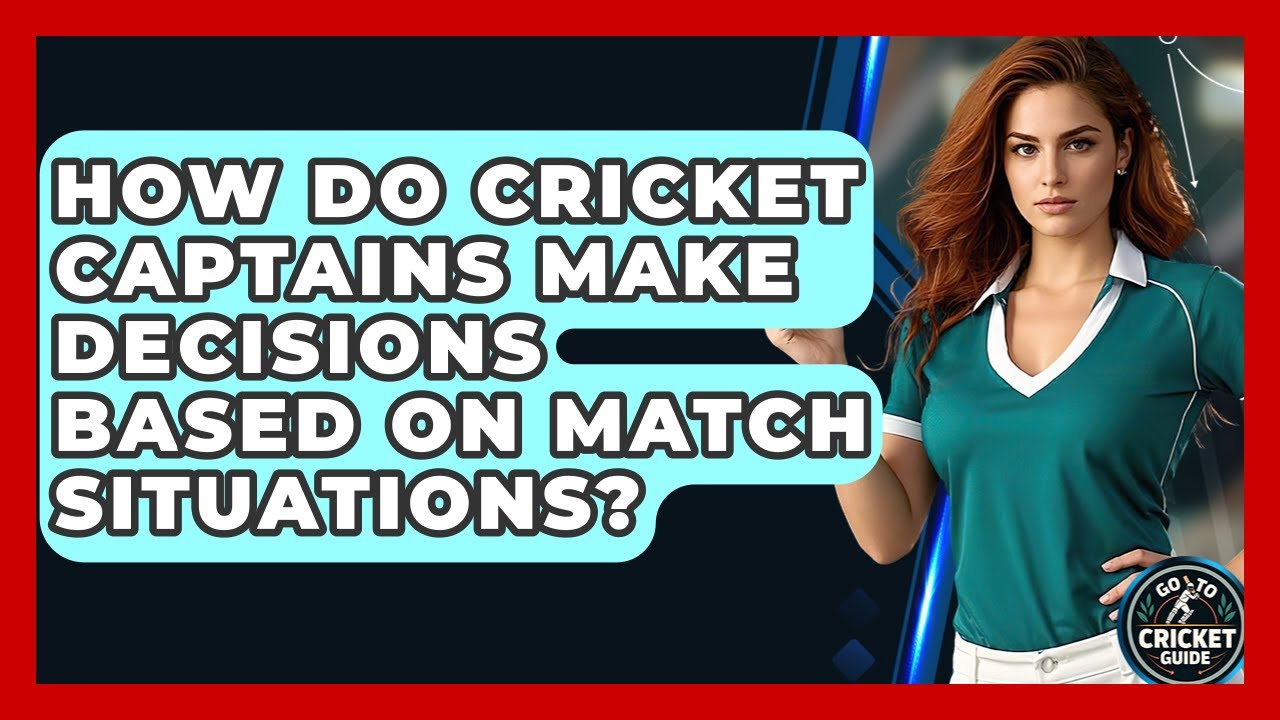 How Do Cricket Captains Make Decisions Based On Match Situations? - Go-To Cricket Guide