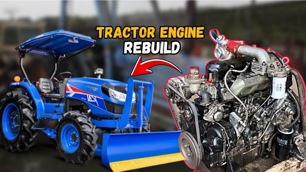 Tractor Engine Rebuild: ISEKI 4 Cylinder TURBO Engine Assembling