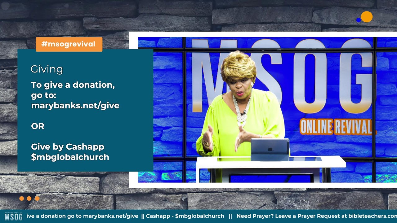 MSOG Revival || Apostle Mary Banks || February 22, 2022