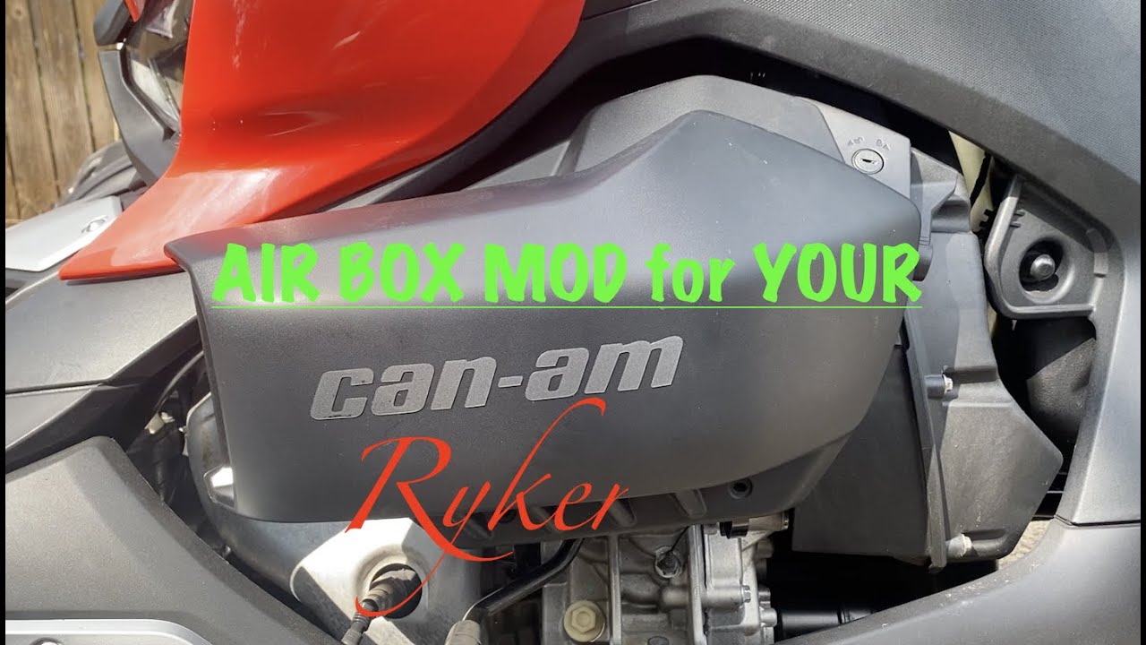 RLS Exhaust Helps You Do an Airbox mod on your Can am Ryker