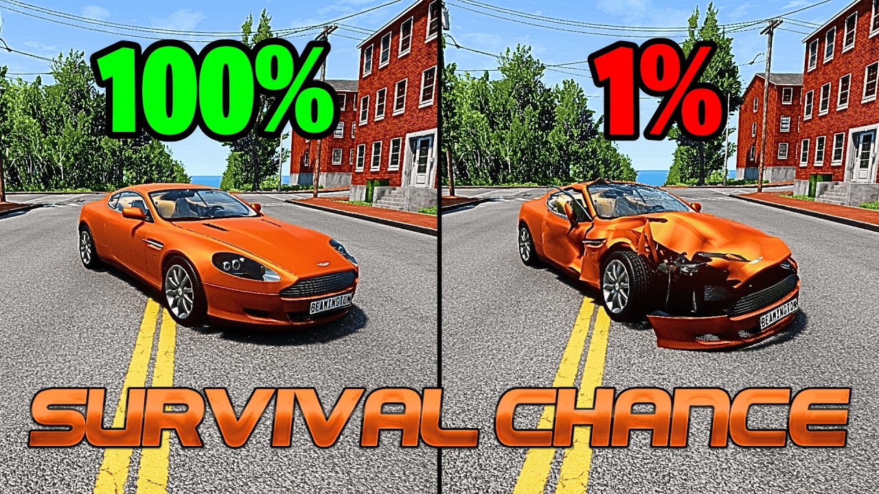 Realistic Survival Chance Crashes #177 | BeamNG.drive