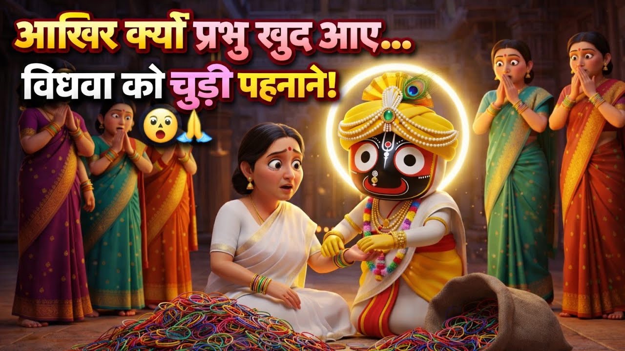 आखिर क्यों प्रभु खुद आए  एक विधवा को चूड़ी पहनाने? 😲 | भगवान जगन्नाथ का चमत्कार