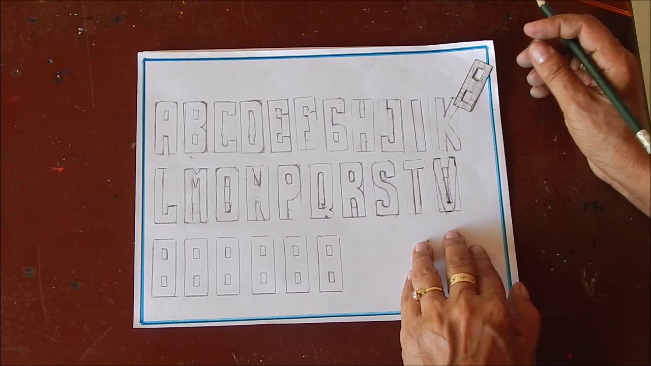 LETRAS CON MOLDE