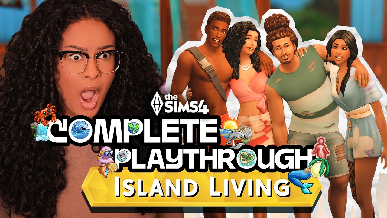 Complete Playthrough of The Sims 4: Island Living