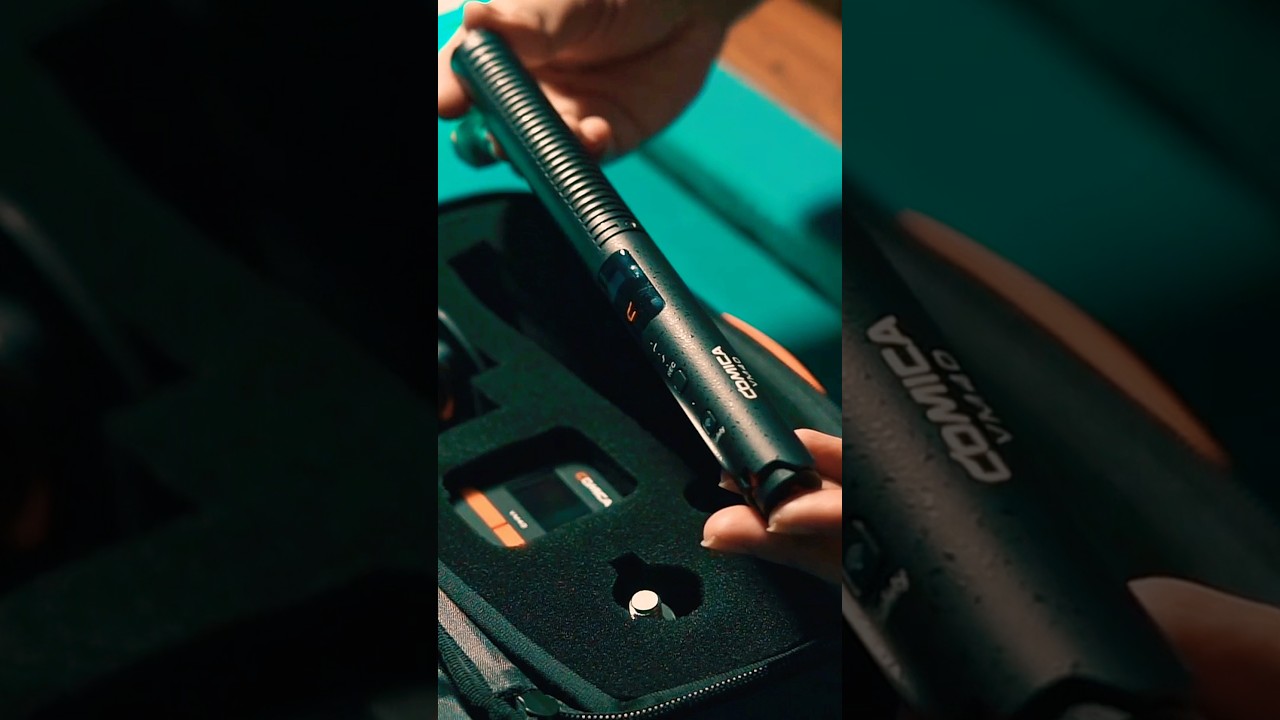 Comica VM40 Shotgun Microphone unboxing #comica #comicavm40 #filmmaking #vloggingtips #proaudio